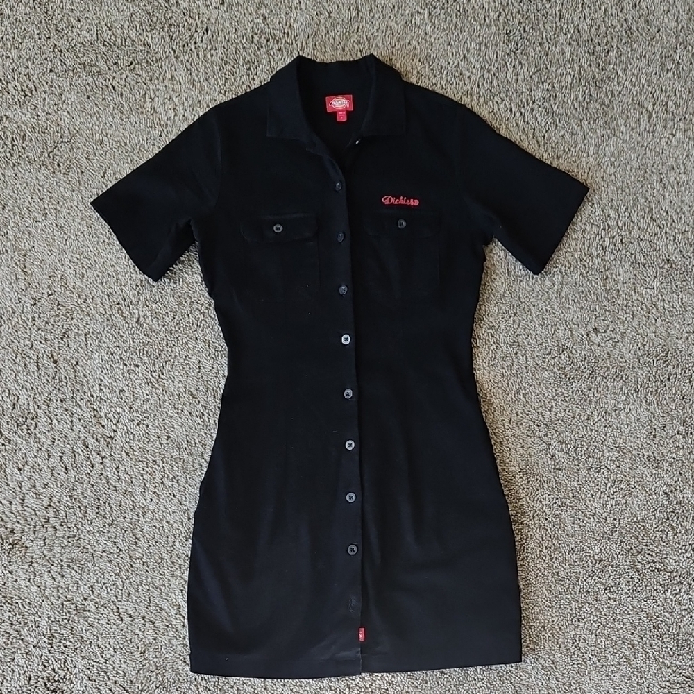 Dickies Black Short Sleeve Dress